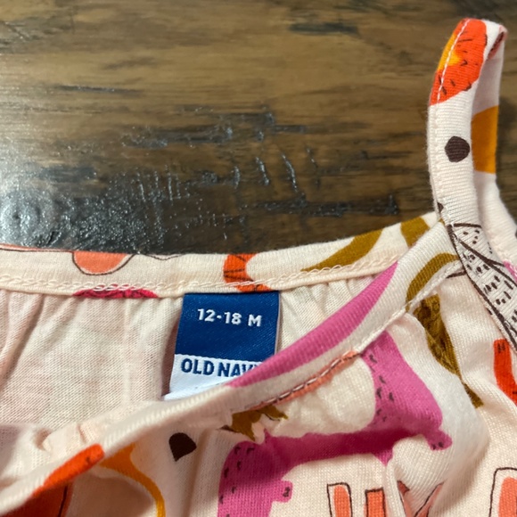 New Old Navy romper zoo animal print size 12-18 months - Picture 4 of 6